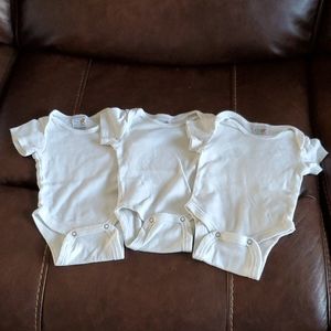 Plain white onesies